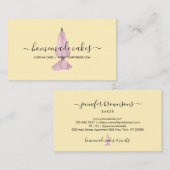 Lemon Yellow Bakery Visitenkarte (Vorne/Hinten)