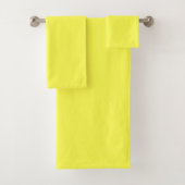 Lemon Yellow Bath Handtuch Set (Insitu)