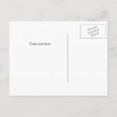 Lemon Yellow Birds Wedding Save the Date Ankündigungspostkarte (Rückseite)