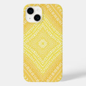 Lemon Yellow Boho Mandala Kaleidoscope Case-Mate iPhone Hülle (Rückseite)