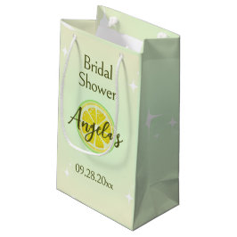 Lemon Yellow Brautparty Geschenktasche Kleine Geschenktüte