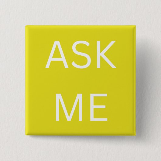 Lemon Yellow Frag Me Button Volunteer, Business (Vorderseite)