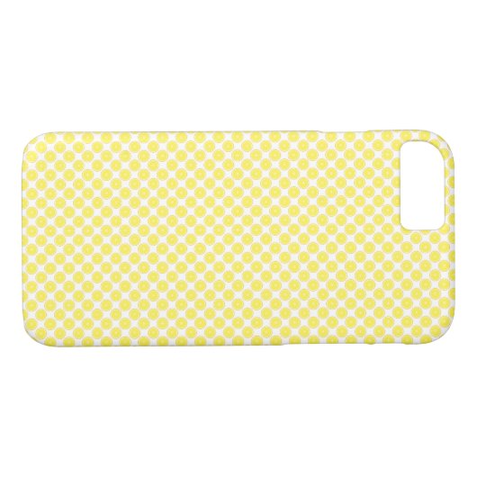 Lemon Yellow Fruit Food Pattern Case-Mate iPhone Hülle (Rückseite (Horizontal))