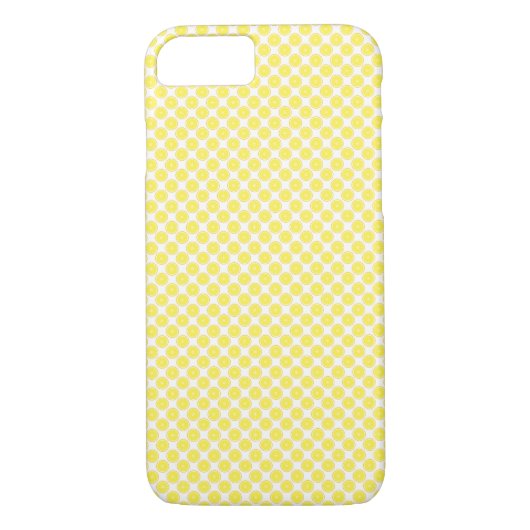 Lemon Yellow Fruit Food Pattern Case-Mate iPhone Hülle (Rückseite)