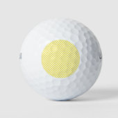 Lemon Yellow Fruit Pattern Golfball (Vorderseite)
