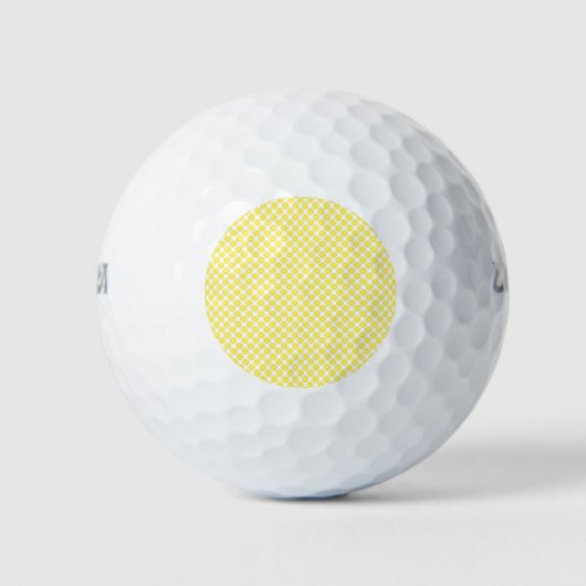 Lemon Yellow Fruit Pattern Golfball (Vorderseite)