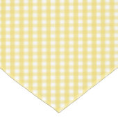 Lemon Yellow Gingham Tischdecke (Schrägansicht)