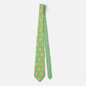 Lemon Yellow Green Neck Tie Krawatte (Vorderseite)