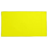 Lemon Yellow King Size Kissen Case Pair Kissenbezug (Vorderseite-Rechts)