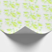 Lemon Yellow Liebe Hört Geschenkpapier (Ecke)