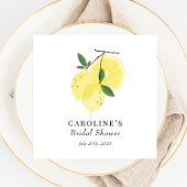 Lemon Yellow Main Squeeze Paper Napkin Serviette
