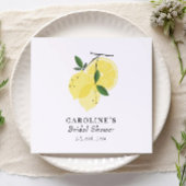 Lemon Yellow Main Squeeze Paper Napkin Serviette