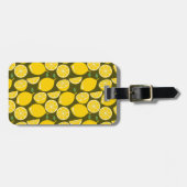Lemon Yellow Modern Fun Cute Gepäckanhänger (Vorderseite horizontal)