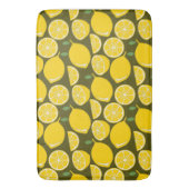 Lemon Yellow Modern Fun Niedlich Badematte (Vorderseite Vertikal)