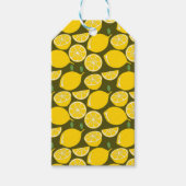 Lemon Yellow Modern Fun Niedlich Geschenkanhänger (Vorderseite)
