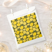 Lemon Yellow Modern Fun Niedlich Geschenktütchen (Ausgeschnitten)