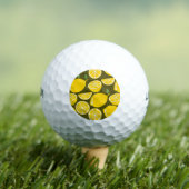 Lemon Yellow Modern Fun Niedlich Golfball (Insitu T-Shirt)