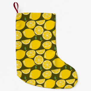 Lemon Yellow Modern Fun Niedlich Kleiner Weihnachtsstrumpf