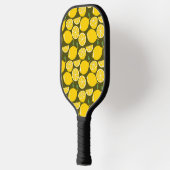 Lemon Yellow Modern Fun Niedlich Pickleball Schläger (Links)