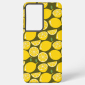 Lemon Yellow Modern Fun Niedlich Samsung Galaxy Hülle (Rückseite)