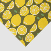 Lemon Yellow Modern Fun Niedlich Seidenpapier (Ausschnitt)
