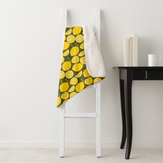 Lemon Yellow Modern Fun Niedlich Sherpadecke (Beispiel)