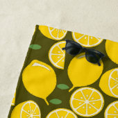 Lemon Yellow Modern Fun Niedlich Strandtuch (Beispiel)