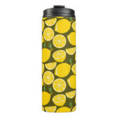 Lemon Yellow Modern Fun Niedlich Thermosbecher (Vorderseite)