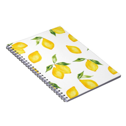 Lemon Yellow Notebook Notizblock (Rechte Seite)