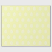 Lemon Yellow Oaster Egg Wrapping Paper Geschenkpapier (Flach)