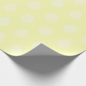 Lemon Yellow Oaster Egg Wrapping Paper Geschenkpapier (Ecke)