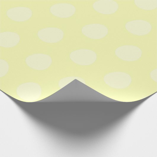 Lemon Yellow Oaster Egg Wrapping Paper Geschenkpapier (Ecke)
