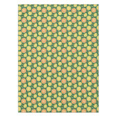 Lemon yellow orange  Pattern green Tischdecke (Vorderseite)