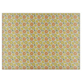 Lemon yellow orange  Pattern  Schneidebrett (Vorderseite)