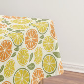 Lemon yellow orange  Pattern white  Tischdecke (Beispiel)