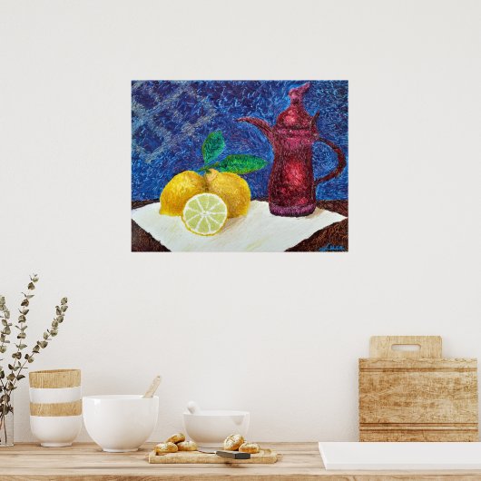 Lemon Yellow Poster (Küche)