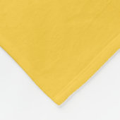 Lemon Yellow Simple Modern Hello Sunshine Fleecedecke (Ecke)