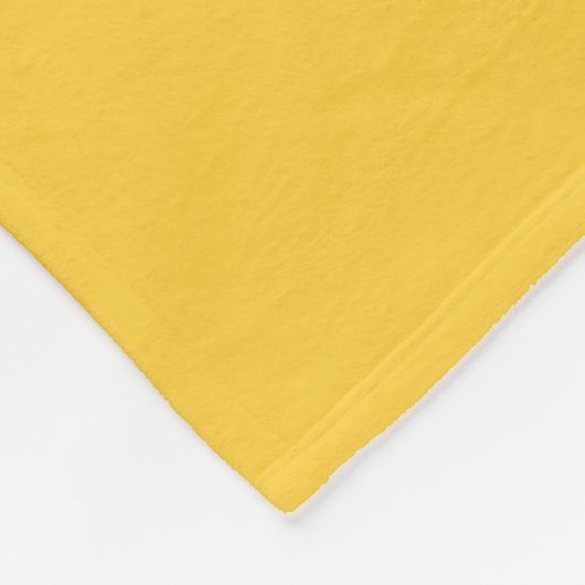 Lemon Yellow Simple Modern Hello Sunshine Fleecedecke (Ecke)