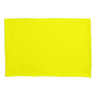 Lemon Yellow Standard Size Kissen Case Pair Kissenbezug