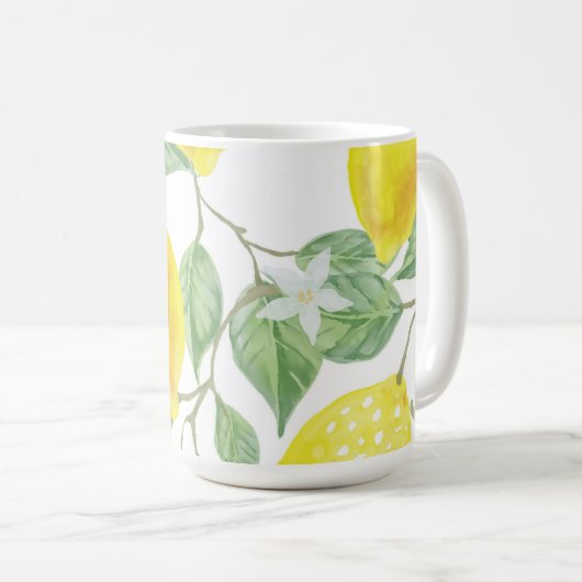 Lemon Yellow Tasse (VorderseiteRechts)