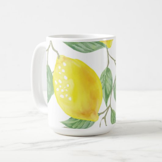 Lemon Yellow Tasse (Vorderseite Links)