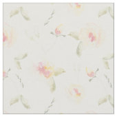 Lemon Yellow Watercolor-Blume Stoff (Nahaufnahme)