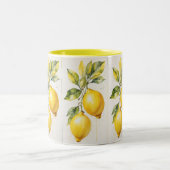 Lemon Yellow Watercolor Tasse (Mittel)