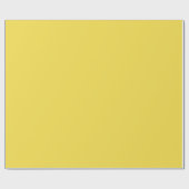 Lemon Yellow Wrapping Paper Geschenkpapier (Flach)