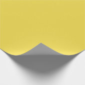 Lemon Yellow Wrapping Paper Geschenkpapier (Ecke)