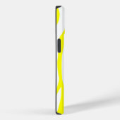 Lemon Yellow Zebra Print Case-Mate iPhone Hülle (Rückseite / Rechts)