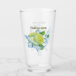 "Lemon Zest Delight: The Ultimate Juice Glass" Glas