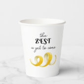 Lemon Zest Party Cup Pappbecher (Rückseite)