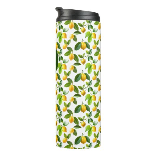 Lemon Zest Pattern Thermosbecher (Nach rechts gedreht)