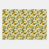 Lemon Zest Wrapping Paper Geschenkpapier Set (Vorderseite 3)